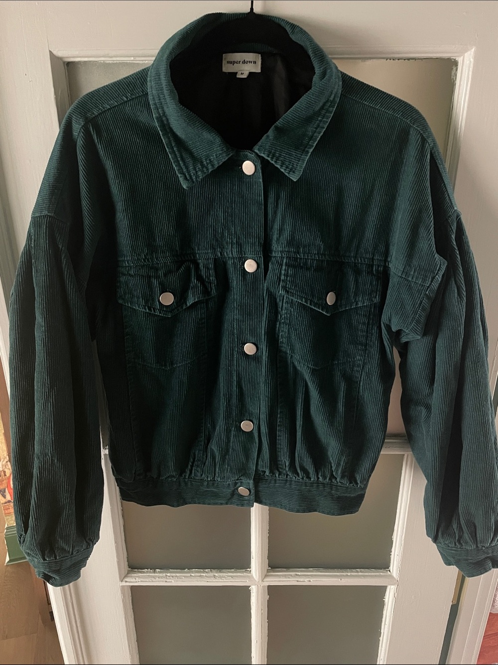 super down Cropped Corduroy Jacket